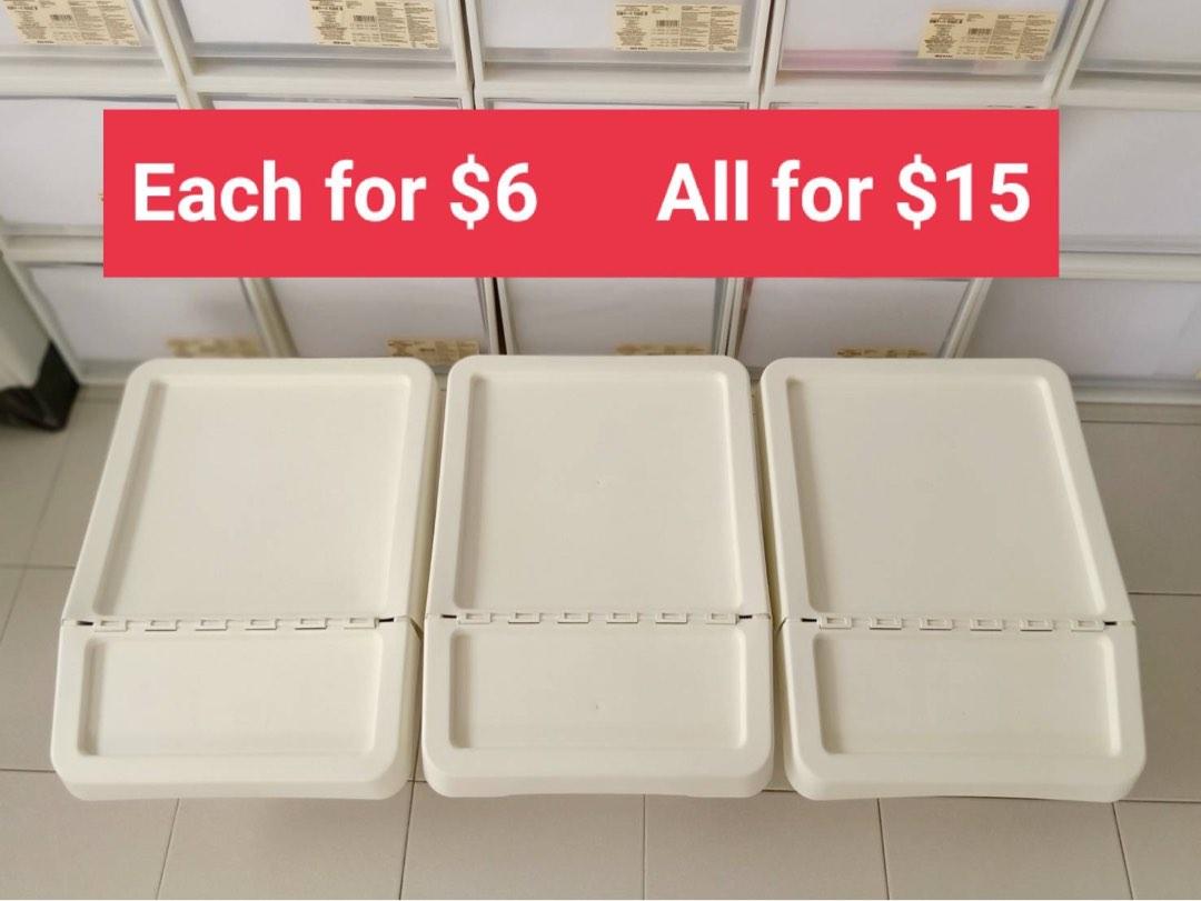 IKEA Storage Box with Lid /Sorting Bin, Furniture & Home Living, Home