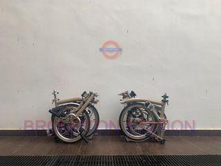 [IN STOCK] Brompton Barbour V2 Limited Edition (M6L) Complete Set BNIB Foldable Bicycle Bike (aka C Line Explore Mid)