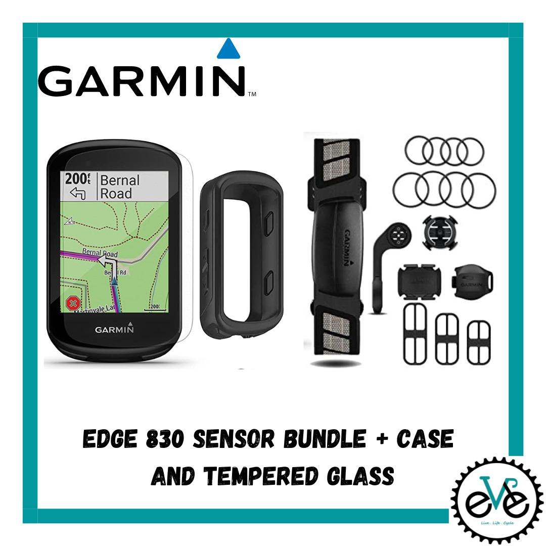 Garmin Edge 530 GPS Cycling Computer and Bike Mount Bundle with Tempered  Glass Screen Protector 2-Pack 