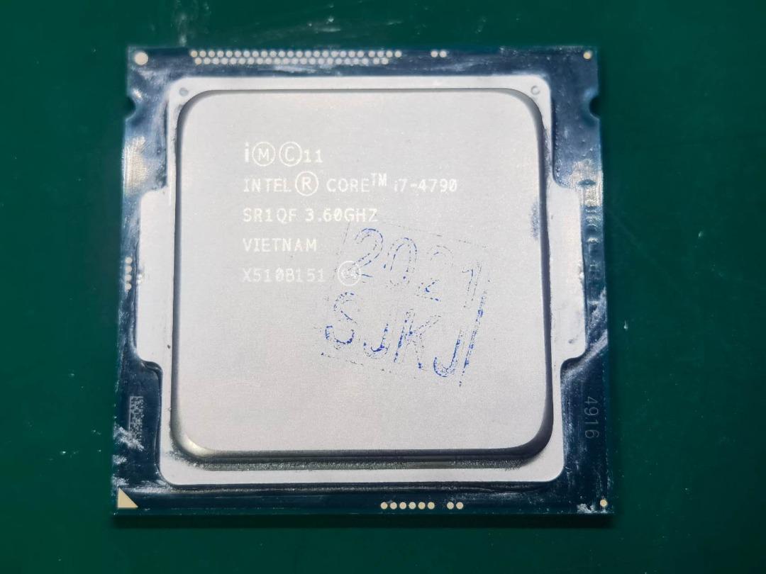 CPU インテル Core i7-4790 3.60GHz SR1QF A1150 Intel Core i7 第4世代 プロセッサー 中古  動作確認済み