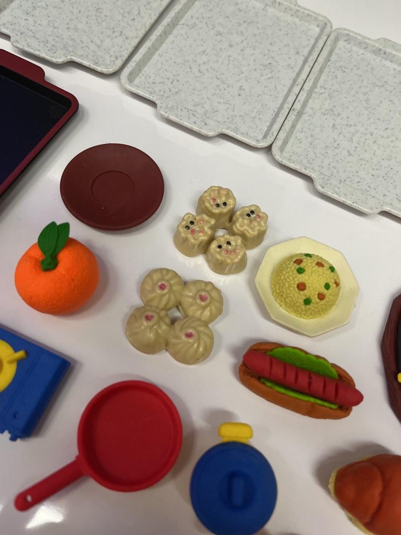 Japanese miniature cute erasers, Hobbies & Toys, Stationery & Craft