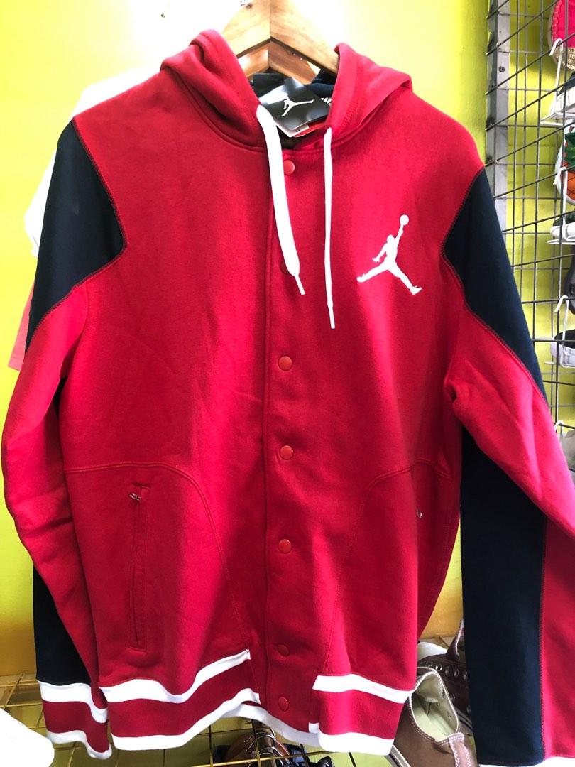 Jordan button up jacket deals