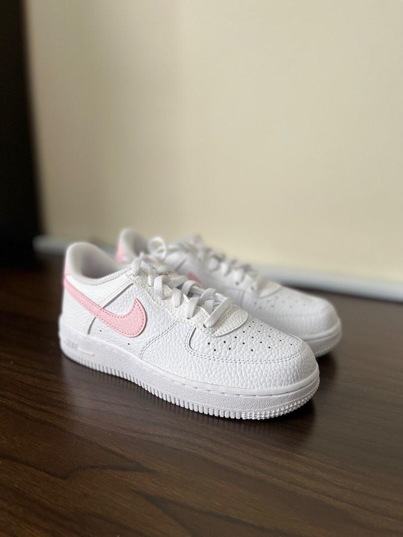 Nike air force 1 baby pink tick cheap