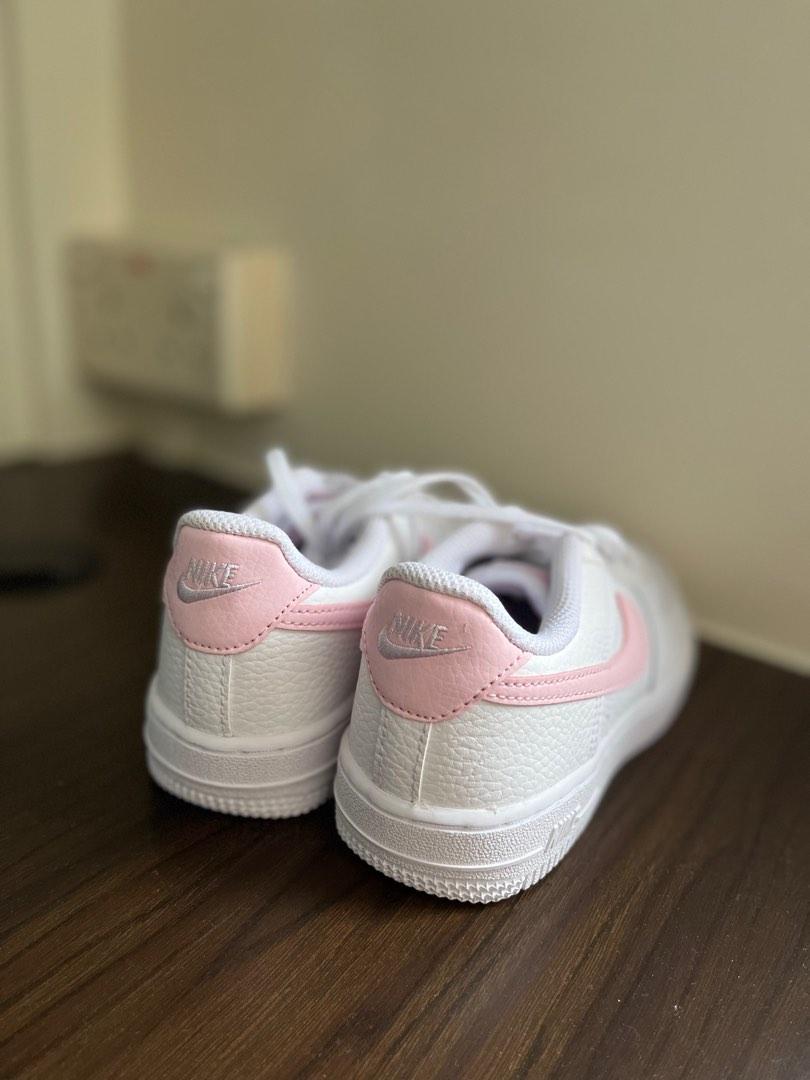 Nike air best sale force junior pink