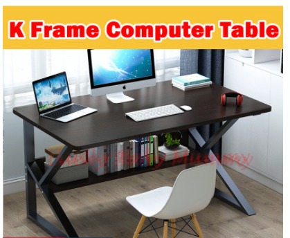 K Frame Computer / Study Table/Desk, Furniture & Home Living, Furniture ...