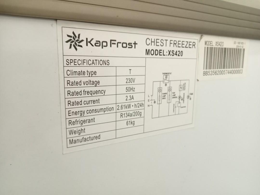 kap frost freezer price