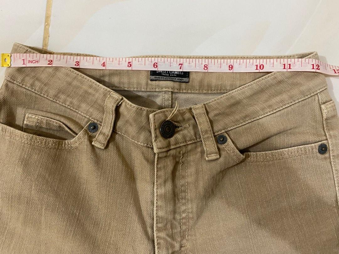 Khaki Flare Pants (Category: Other Bottoms) located in Nabua. Submitted by theclutterqueen (Listing ID 1189692783, Image 3). Description: 📌Can fit to 24-25.