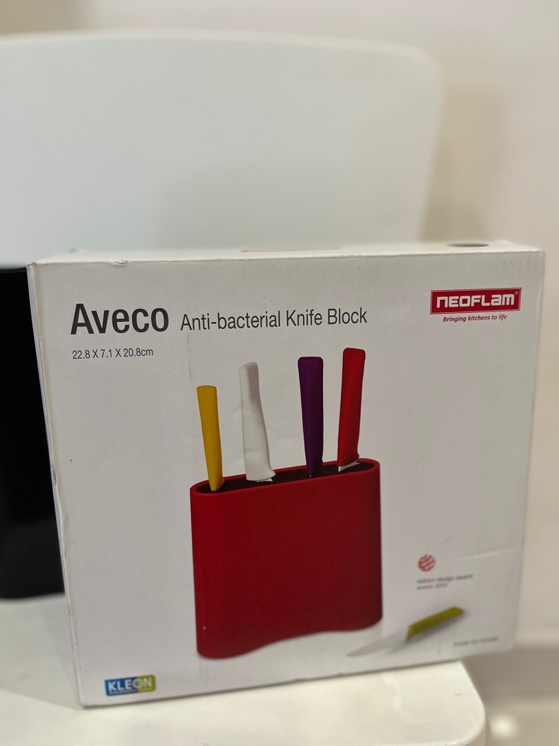 Knife Block Neoflam (Anti Bacterial), Furniture & Home Living