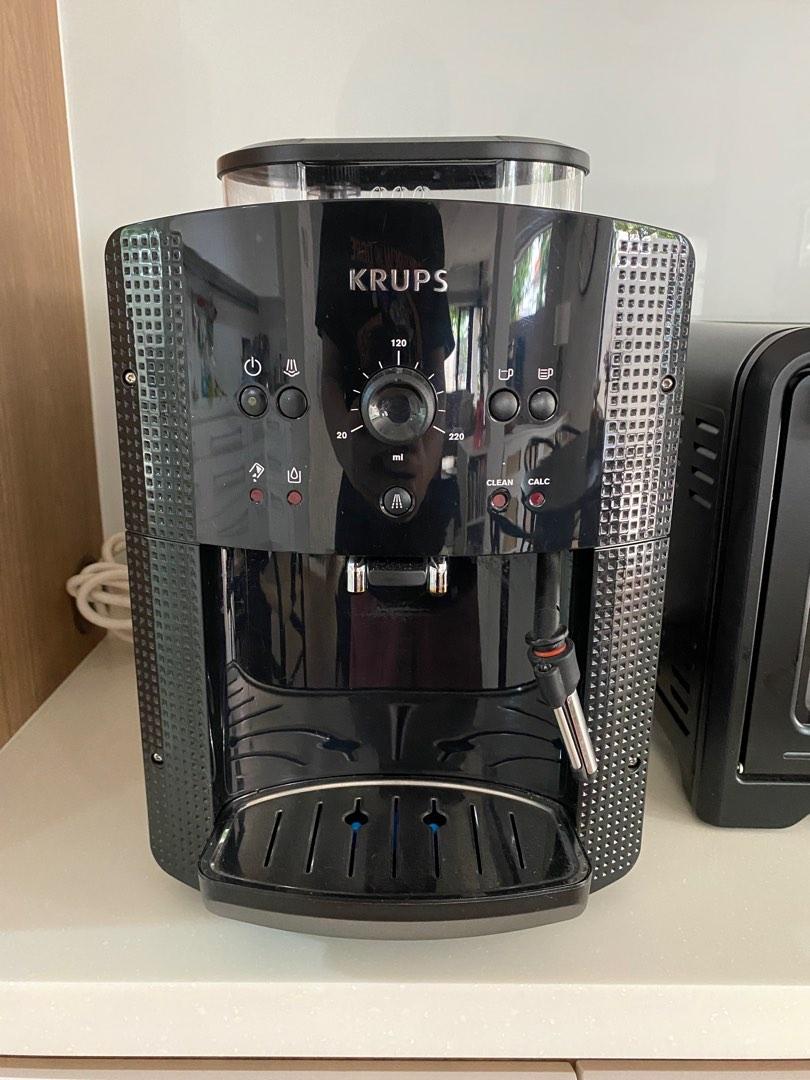 Krups coffee machine with built in bean grinder EA 810B, TV & Home