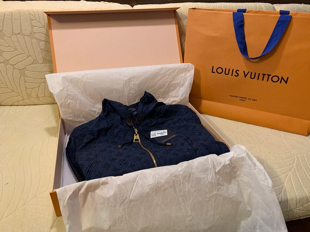 L V Embroidered Eyelet Parka (Category: Coats, Jackets and Outerwear) located in Makati City. Submitted by geeos (Listing ID 1189704497, Image 2). Description: Brand New Size 34 Never Worn Guaranteed Authentic Boutique Price 270k .