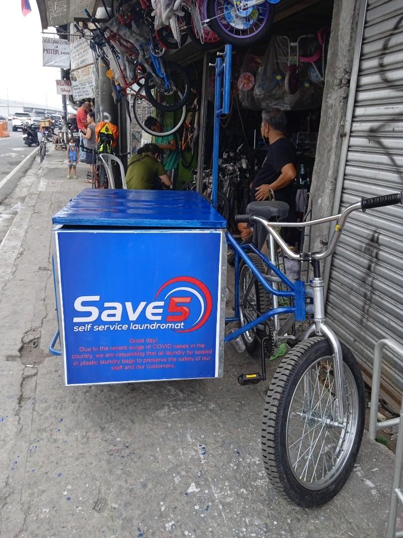 Laundry closevan sidecar for sale (Category: Bicycles) located in Manila. Submitted by rionava (Listing ID 1189578256, Image 2). Description: For sale Brand New made to order close van sidecar for laundry use, and other item to upload with full cover with heavy duty tire for orders customize and other inquiries just contact the seller at 09055382305. serious and interested parties only will entertained..