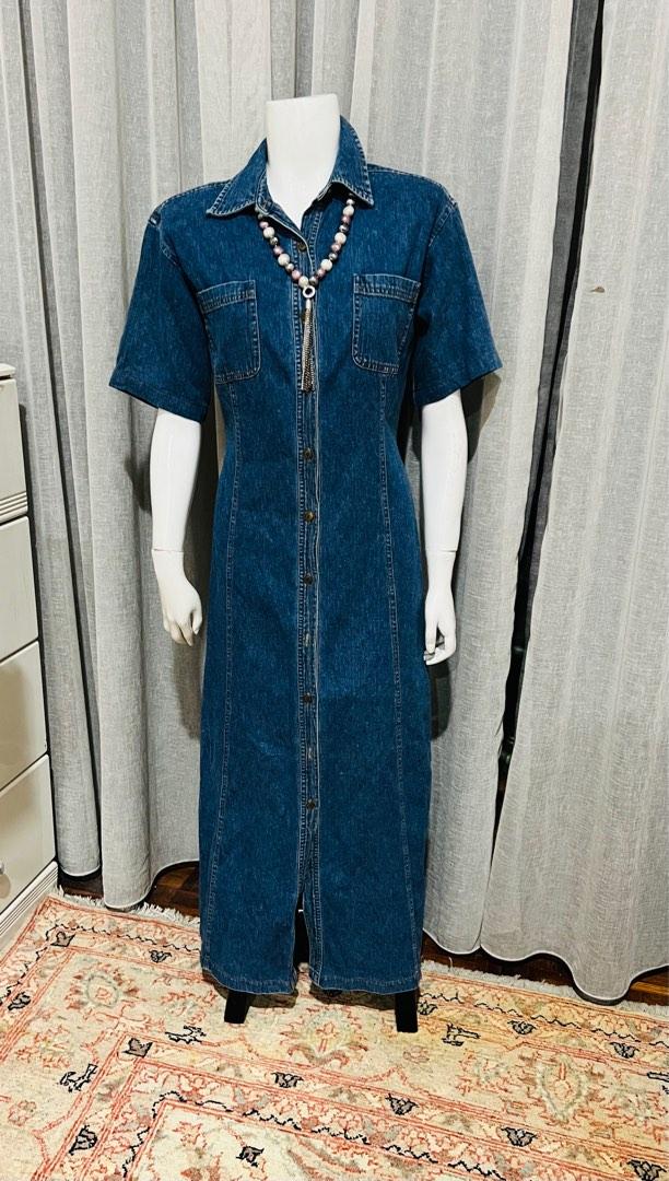 Laura ashley denim dress best sale