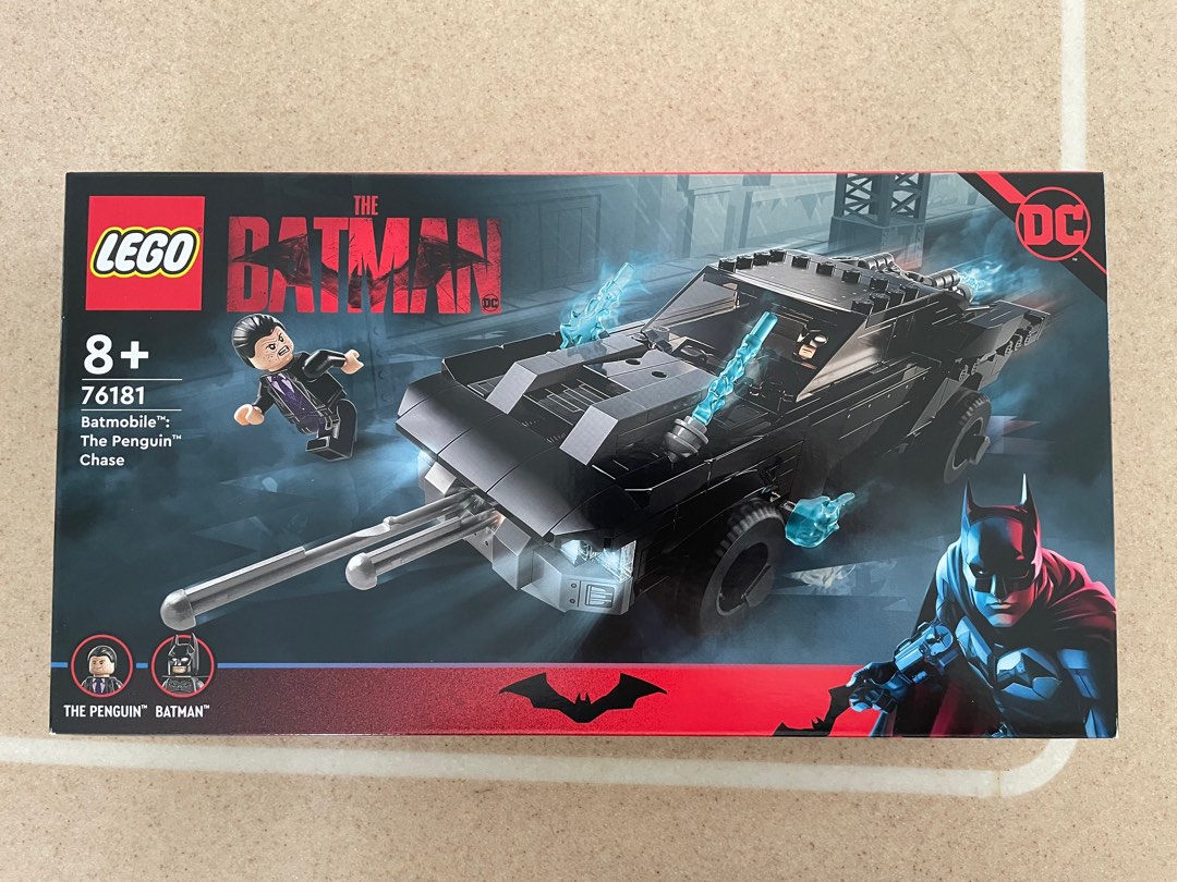 The Batman Batmobile: The Penguin Chase Lego Set 76181 DC 2022 Toy Car  Model