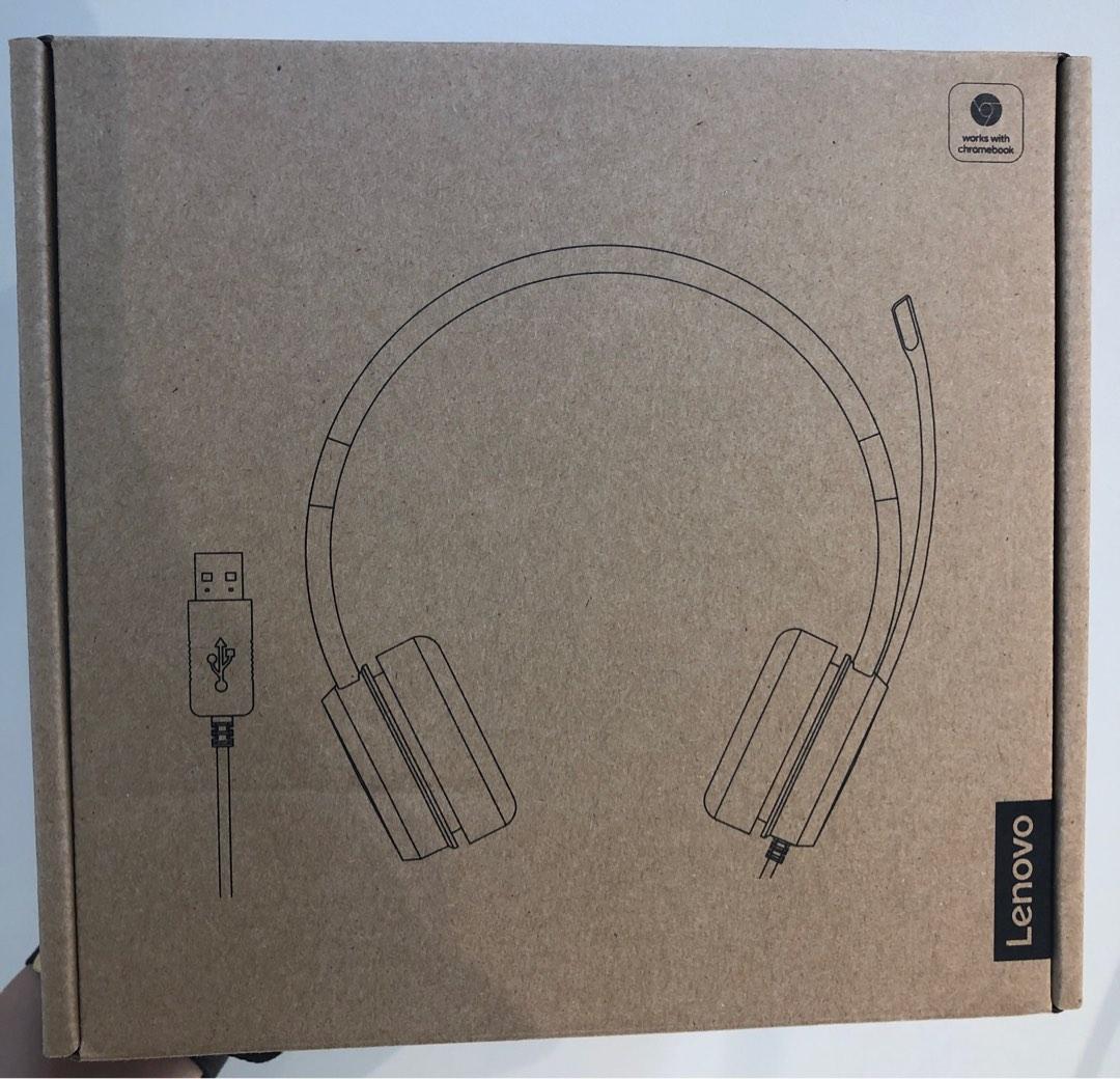 Lenovo 110 stereo usb headset on sale