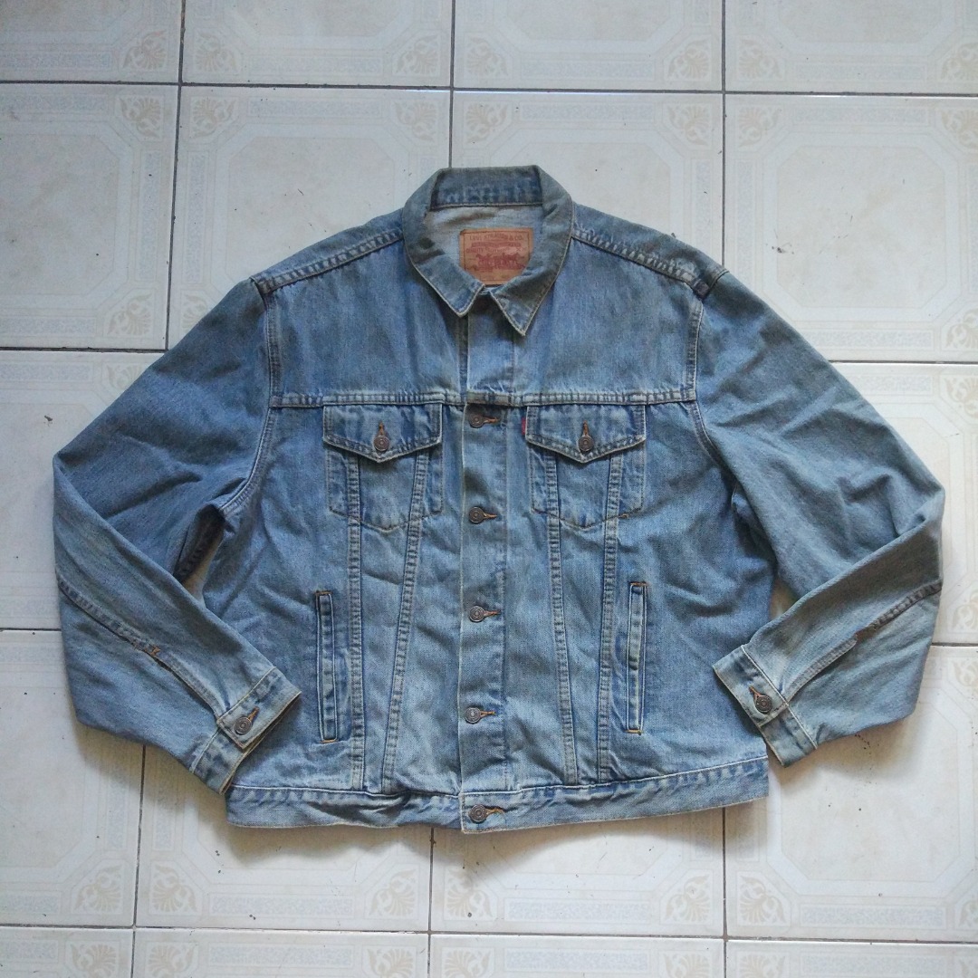 90'S Levi's 70506-0316 denim jacket, denim jacket, made in USA, men's size L, vintage /eaa515297
