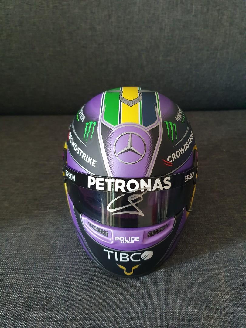 Lewis hamilton signed sales helmet