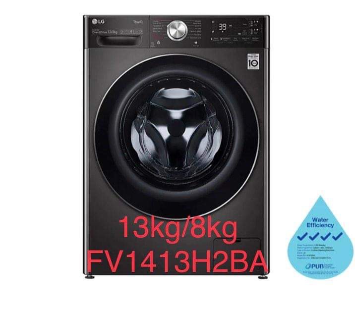 Lg front load washer and dryer machine al direct drive inverter 2in1