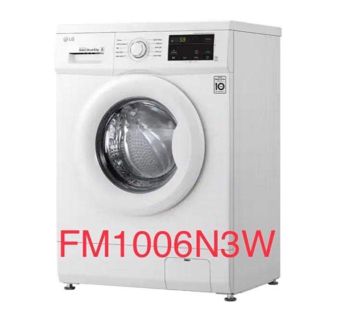 Lg front load washing machine direct drive inverter 6kg fm1006n3w 8kg ...