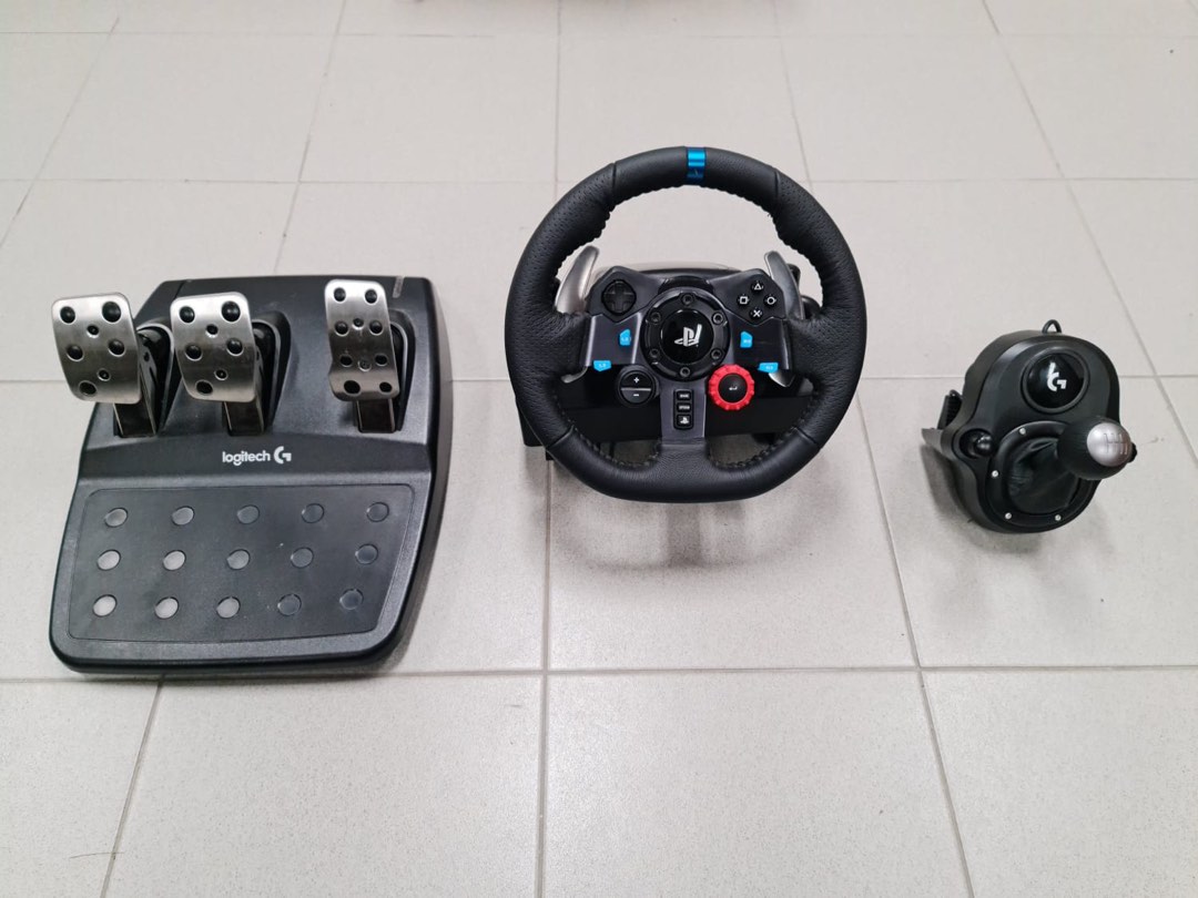 Logitech G29 Steering Wheel Full Set, Video Gaming, Gaming Accessories, Controllers on Carousell