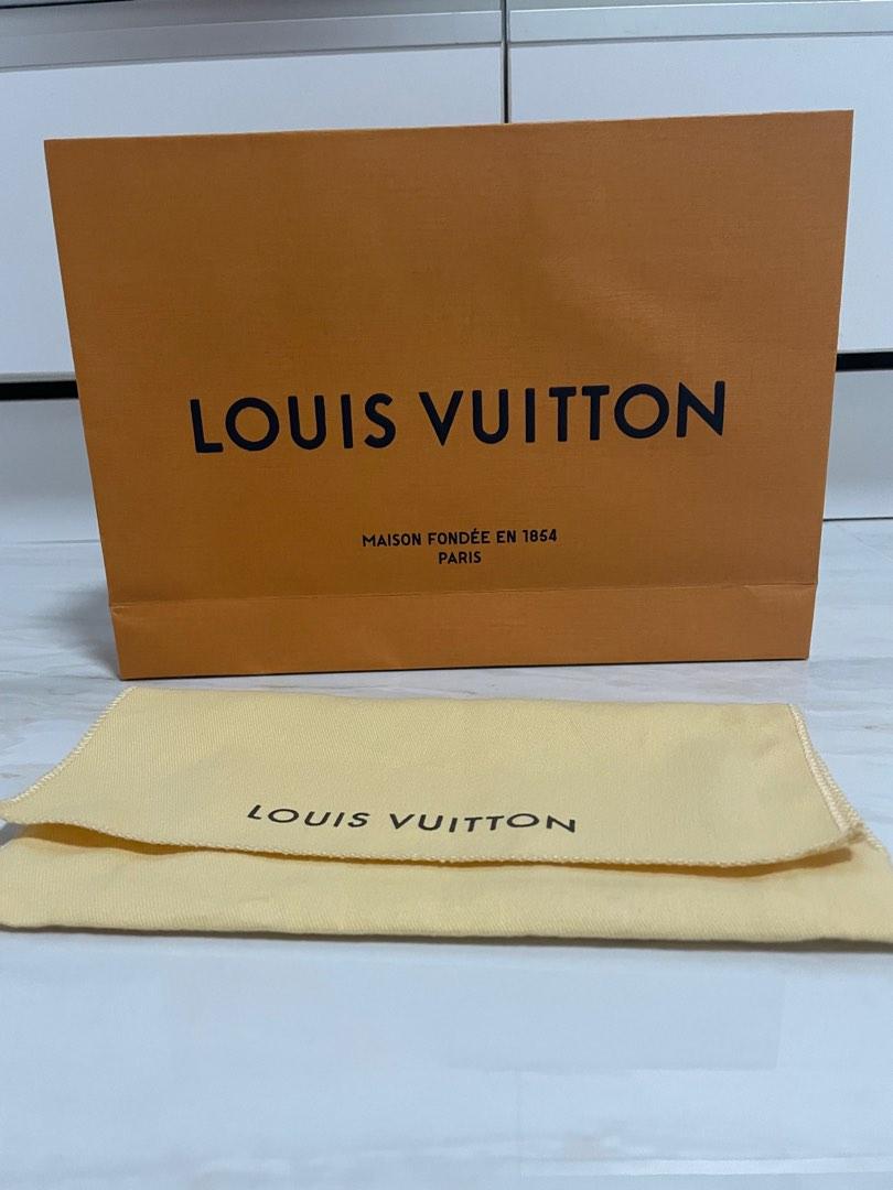 Louis Vuitton dust bag only (Category: Luxury Bags & Wallets) located in Taytay. Submitted by alyza2closet (Listing ID 1189734806, Image 1). Description: Louis Vuitton dust bag and paper bag.