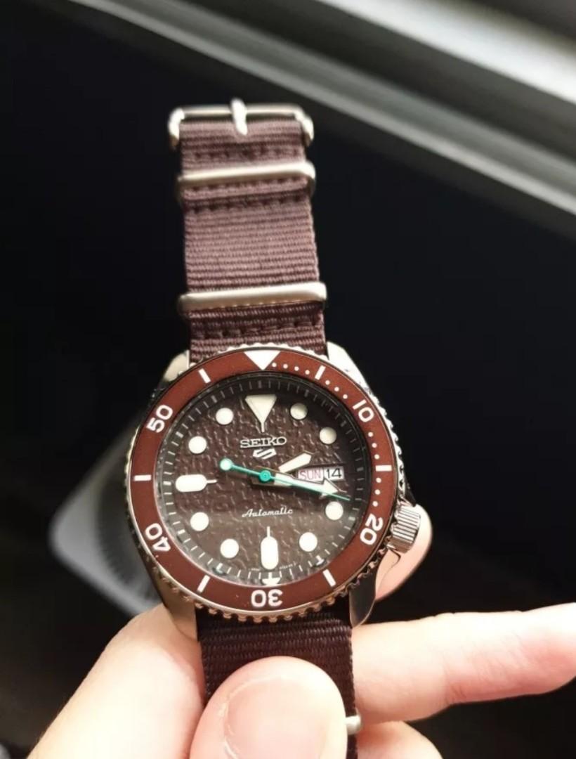 Lowest Price Seiko 5 Sports SRPD85 Men s Automatic Brown Dial