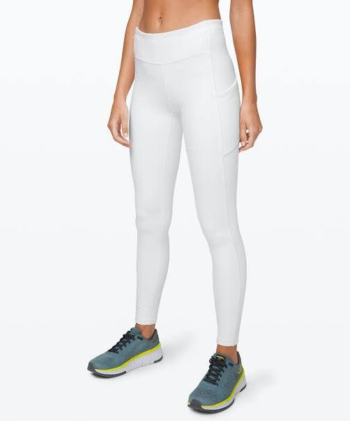 Lululemon Size 4 White With Pockets Mind over Miles Leggings, Women's  Fashion, Activewear on Carousell