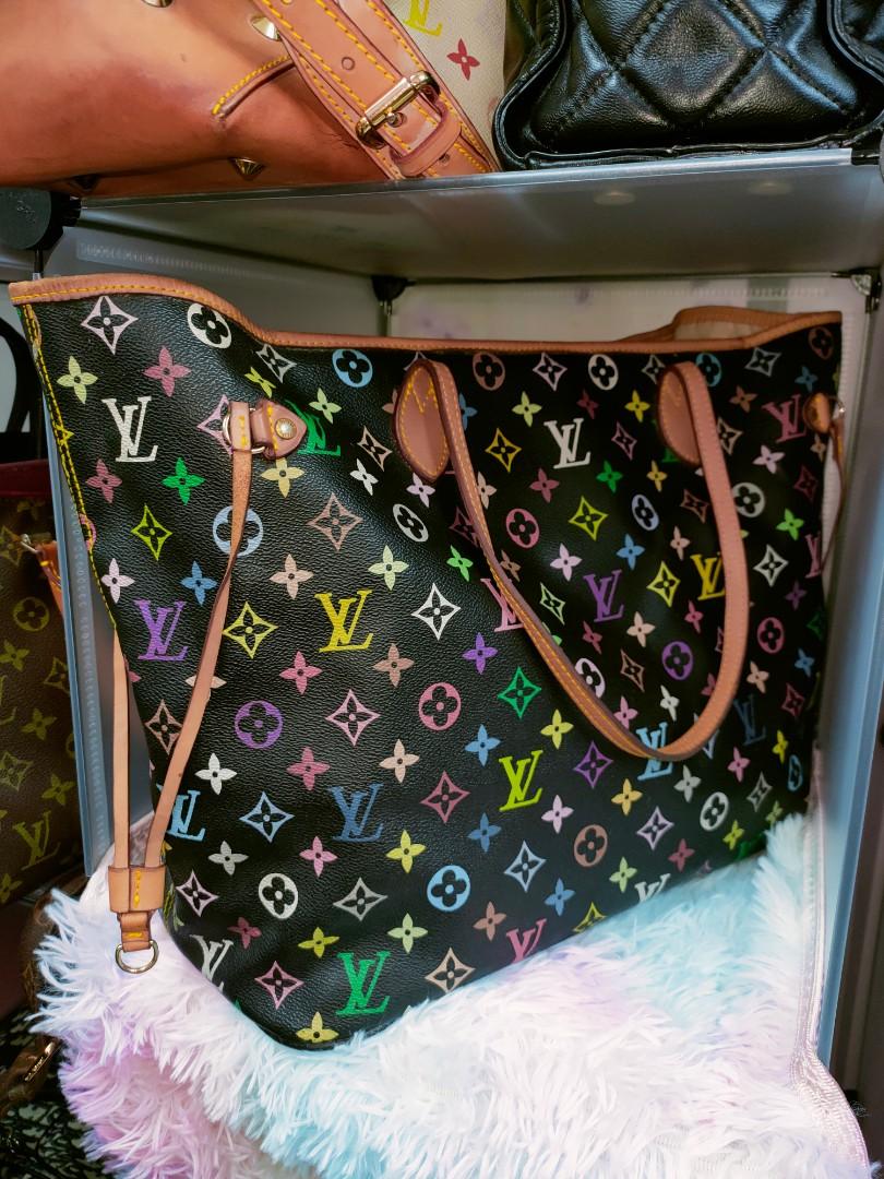 Louis vuitton neverfull multicolor sale