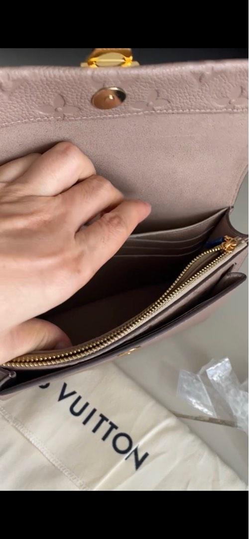 LV Vavin Chain Wallet Beige WOC Leather, Women's Fashion, Bags & Wallets,  Clutches on Carousell