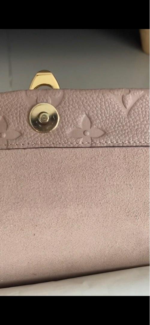 Louis Vuitton Vavin Chain Wallet Monogram Empreinte Rose Poudre in