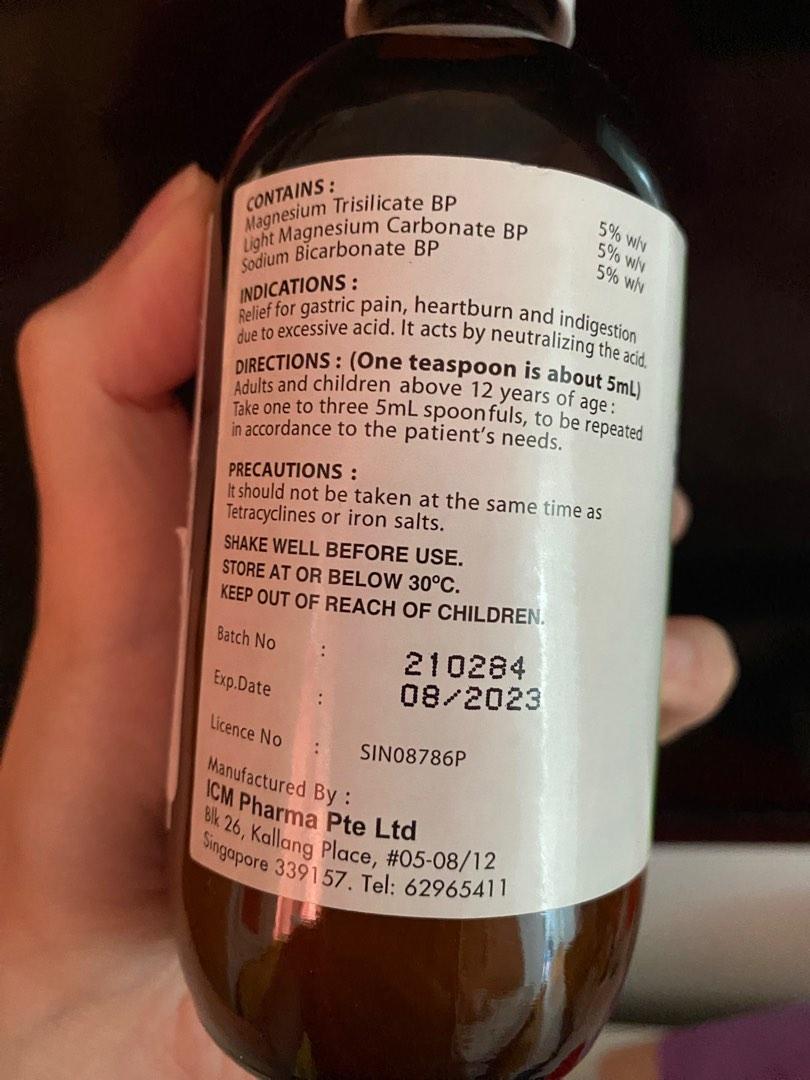 Magtasil antacid 200ml, Health & Nutrition, Health Supplements