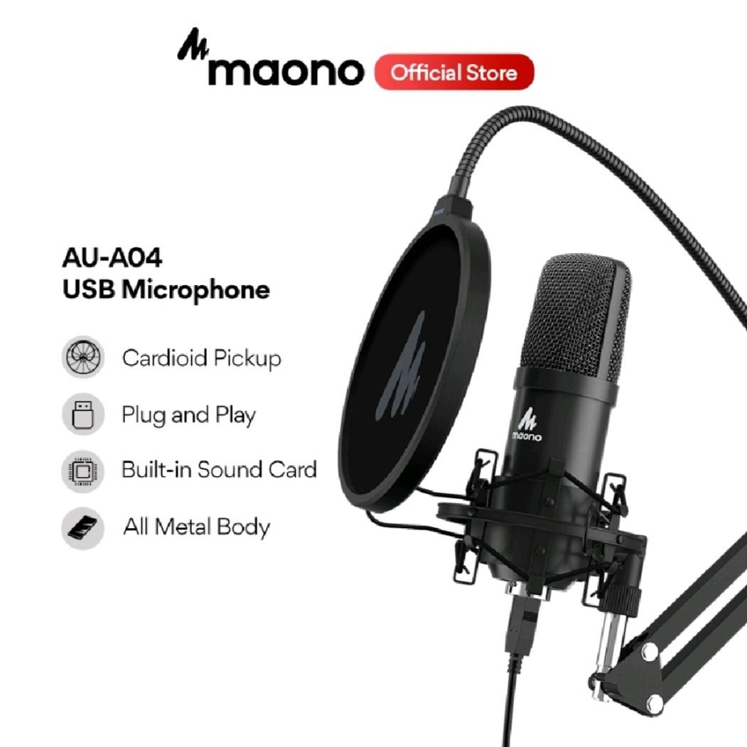 Maono AU-A04, Audio, Microphones on Carousell