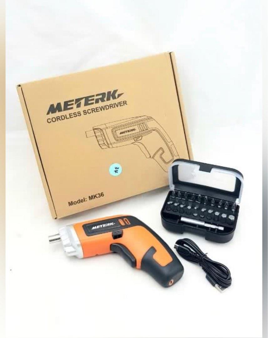 Meterk cordless screwdriver
