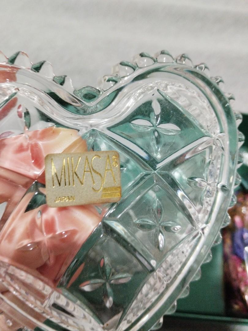 Mikasa crystal heart potpourri gift set, Furniture & Home Living