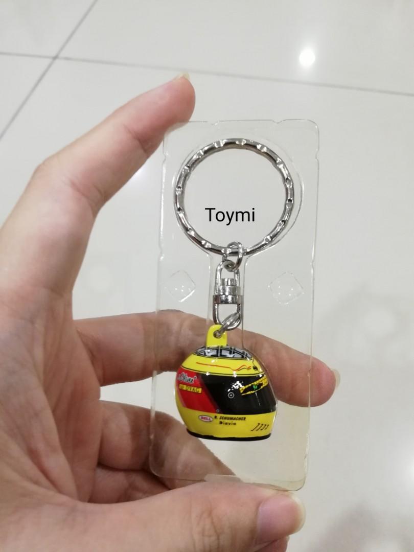 F1 sales helmet keyring