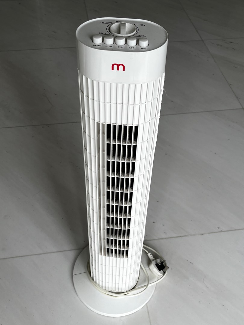 Mistral Tower Fan MFD300 white, Furniture & Home Living, Lighting