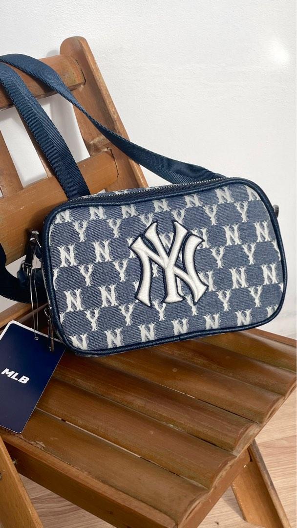 MLB Monogram Jacquard Mini Crossbody Bag (Black) – The Factory KL