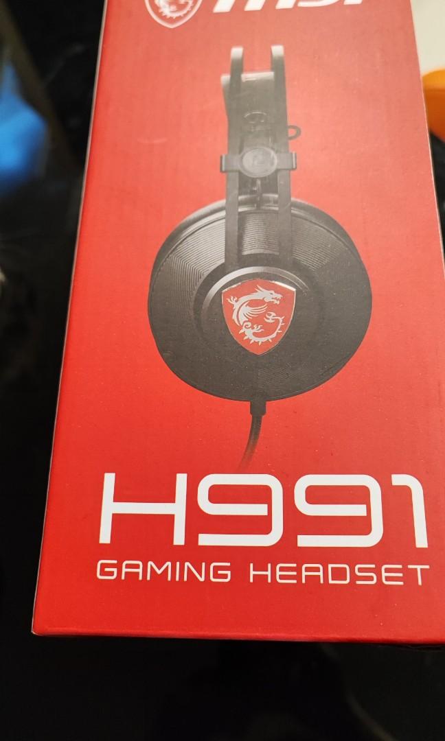 MSI H991 GAMING HEADSET, Audio, Headphones & Headsets on Carousell
