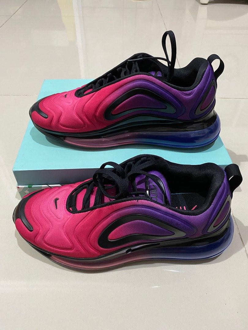 NIKE AIR MAX 720 WOMENS ORIGINAL HYPER GRAPE BLACK HYPER PINK