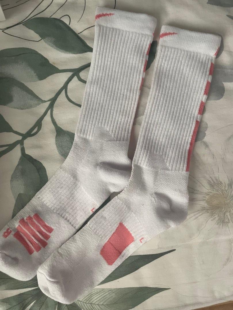 mens white basketball socks