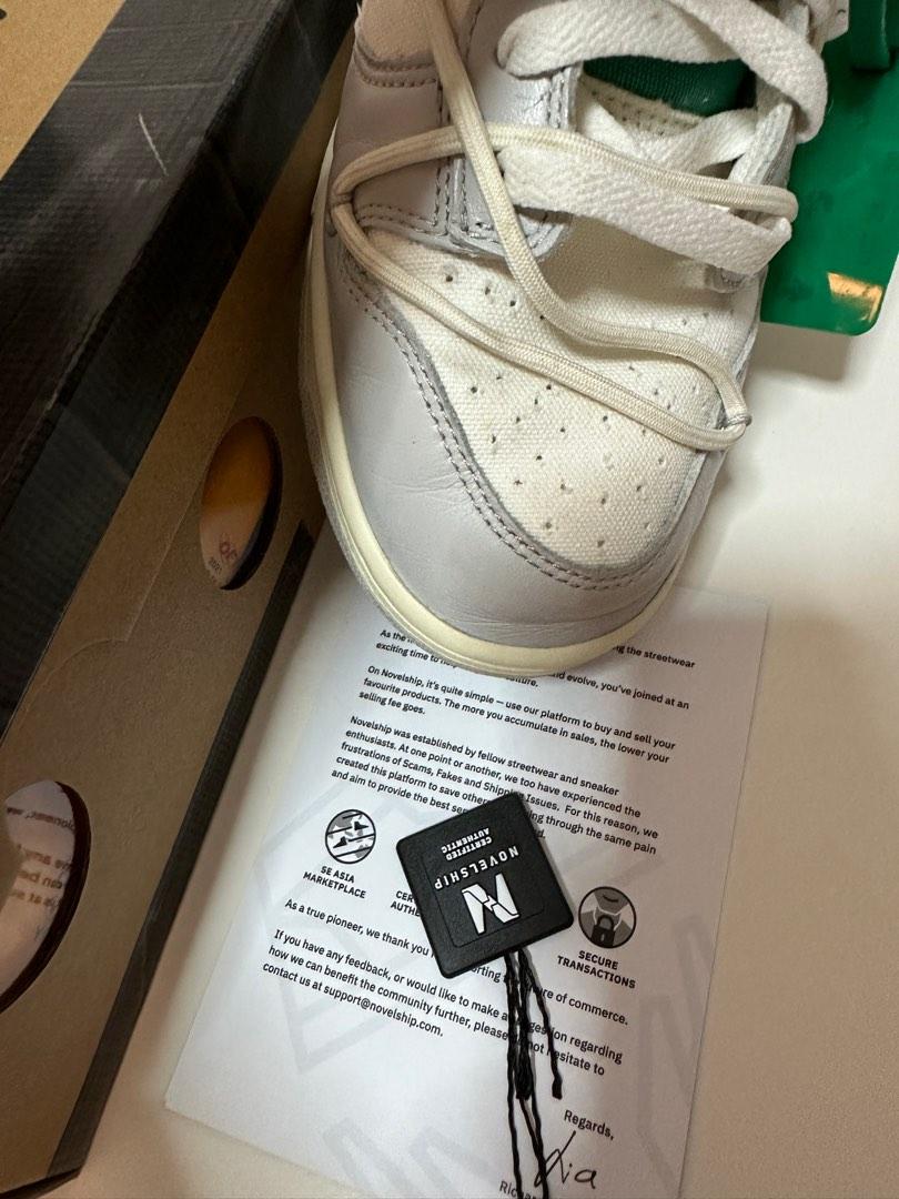 CNY SALE] nike off white dunk low lot 25/50 us 8.5, Men's Fashion,  Footwear, Sneakers on Carousell