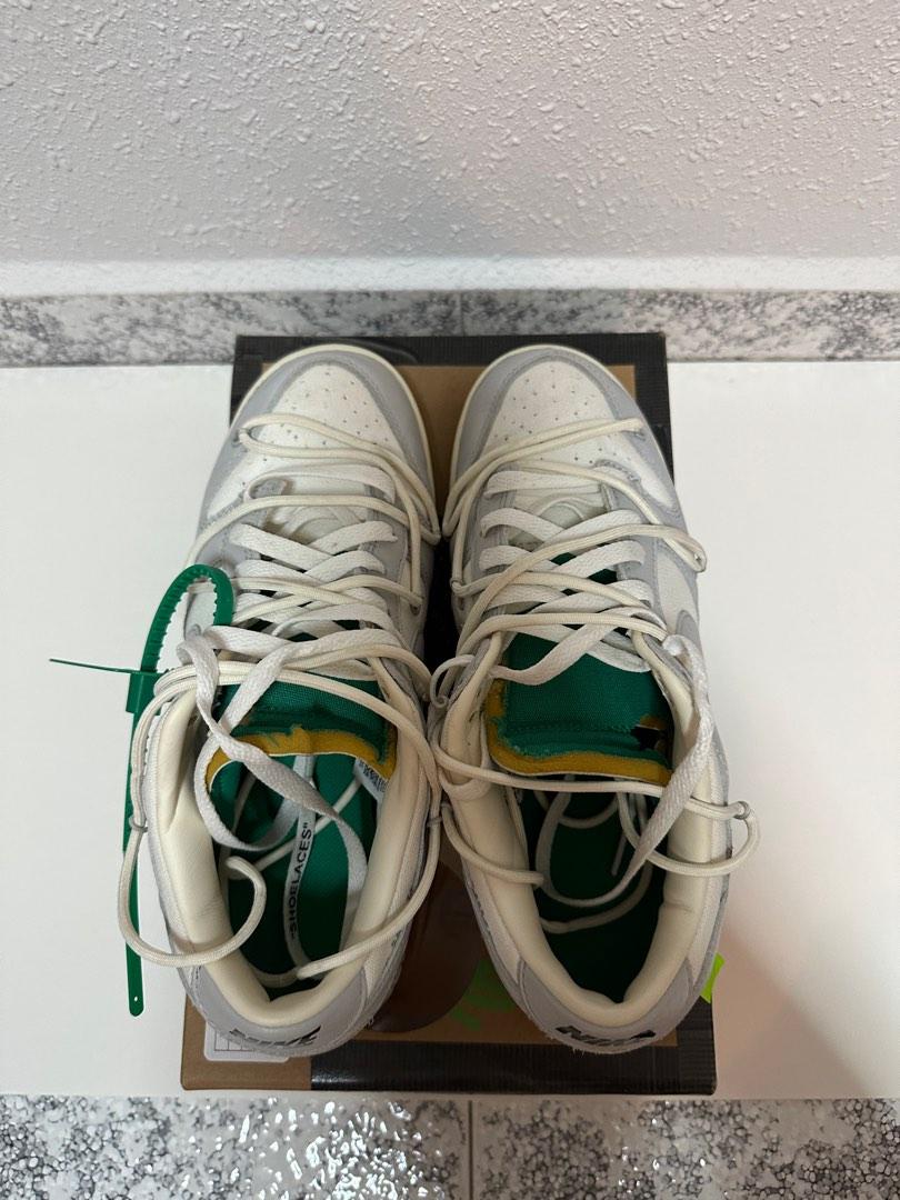 CNY SALE] nike off white dunk low lot 25/50 us 8.5, Men's Fashion,  Footwear, Sneakers on Carousell