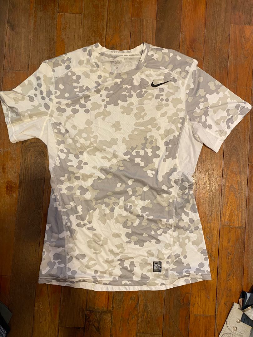 White camo online nike pros