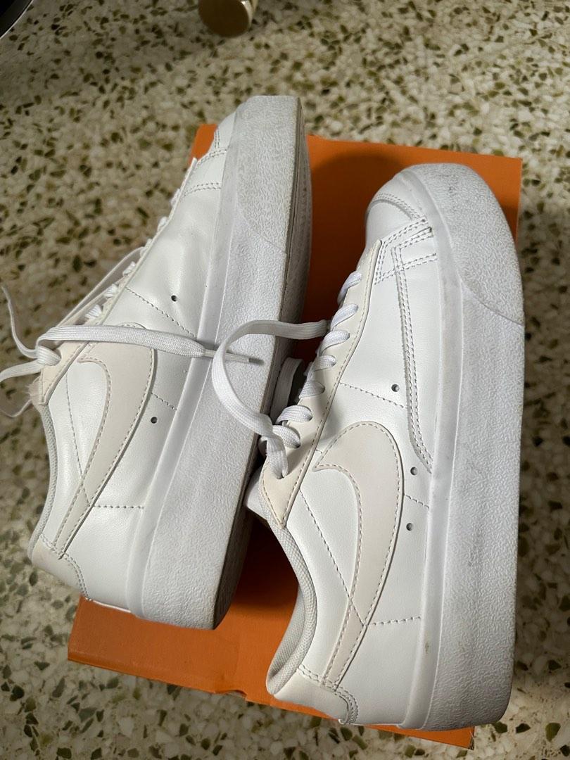 blazer low nike white