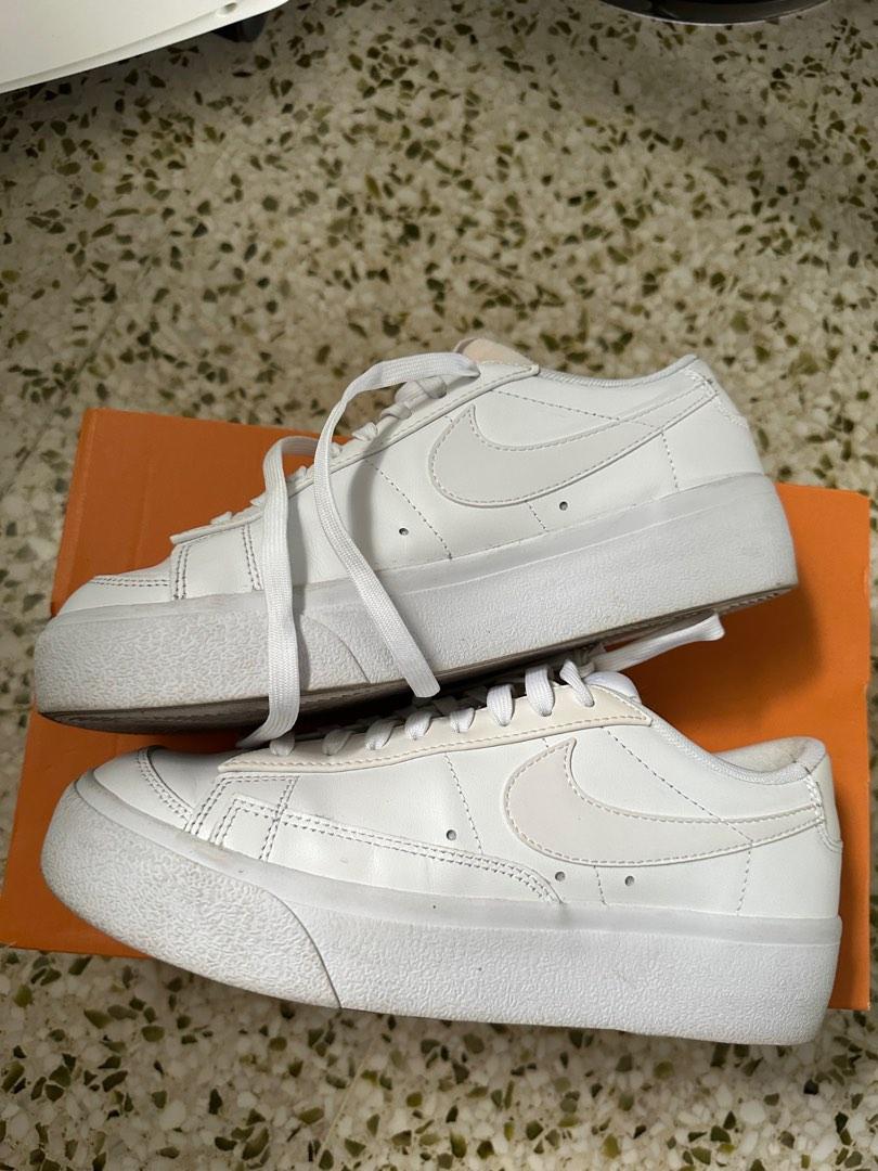 blazer low nike white