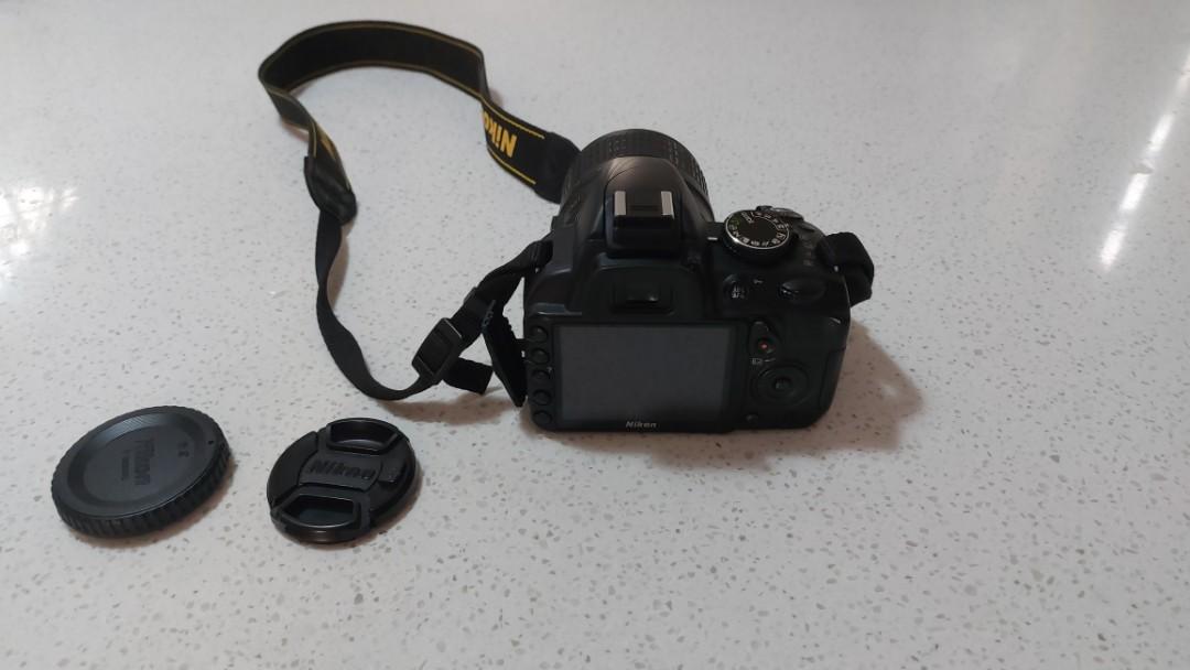 NIKON D3100 Camera Set (Category: Cameras) located in Mandaluyong City. Submitted by ginsrafael (Listing ID 1189579292, Image 2). Description: Nikon D3100 camera set. Lens: AF-S NIKKOR 18-55mm Charger Strap Bag Tripod.
