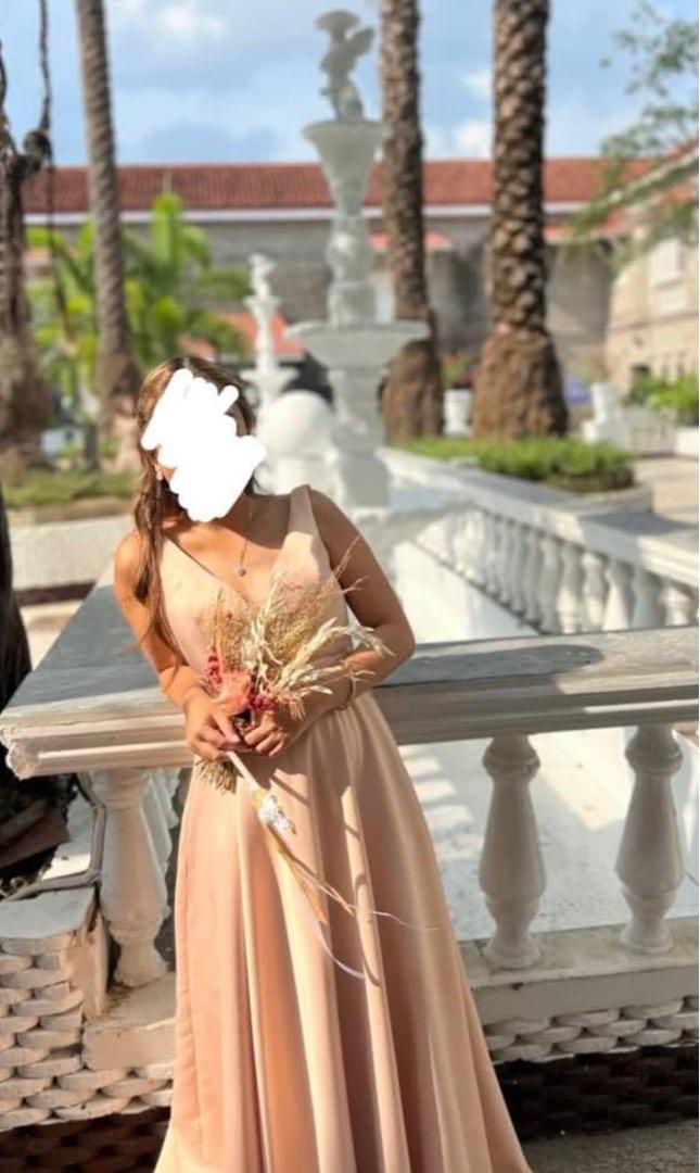Old rose gown for wedding online