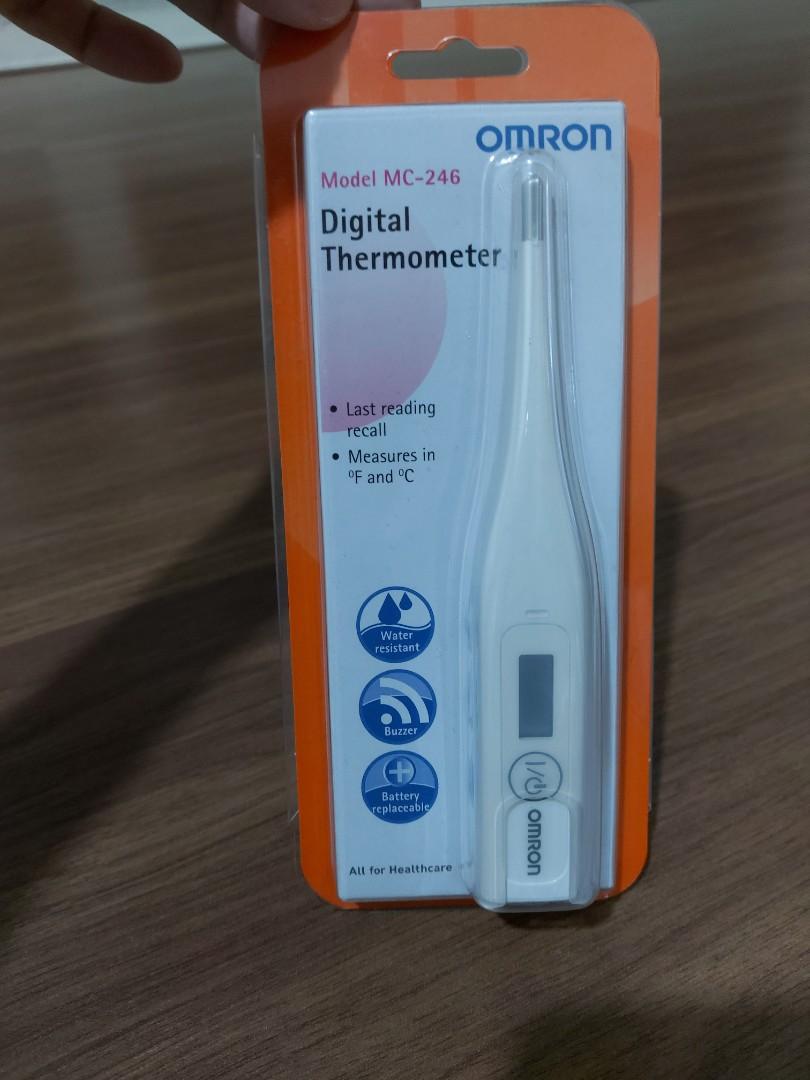OMRON digital thermometer MC246, Health & Nutrition, Thermometers on