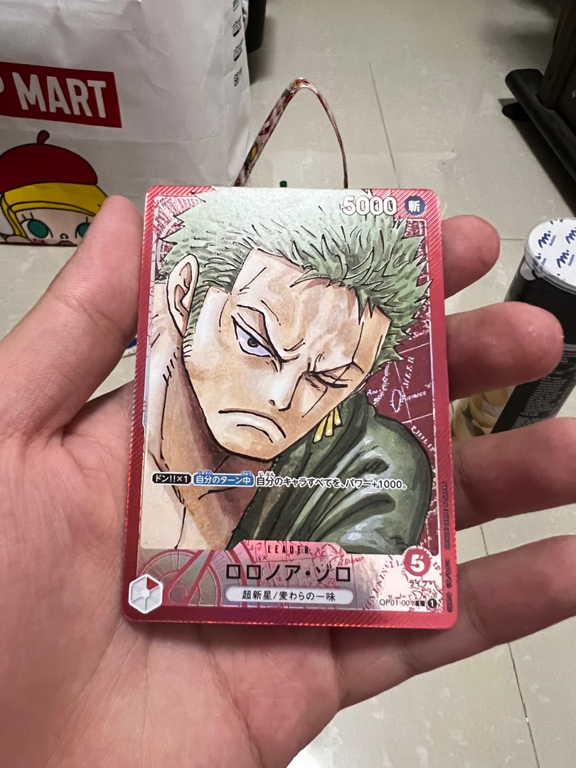 [OP01] Zoro Leader Alternate Art One Piece TCG, Hobbies & Toys, Toys
