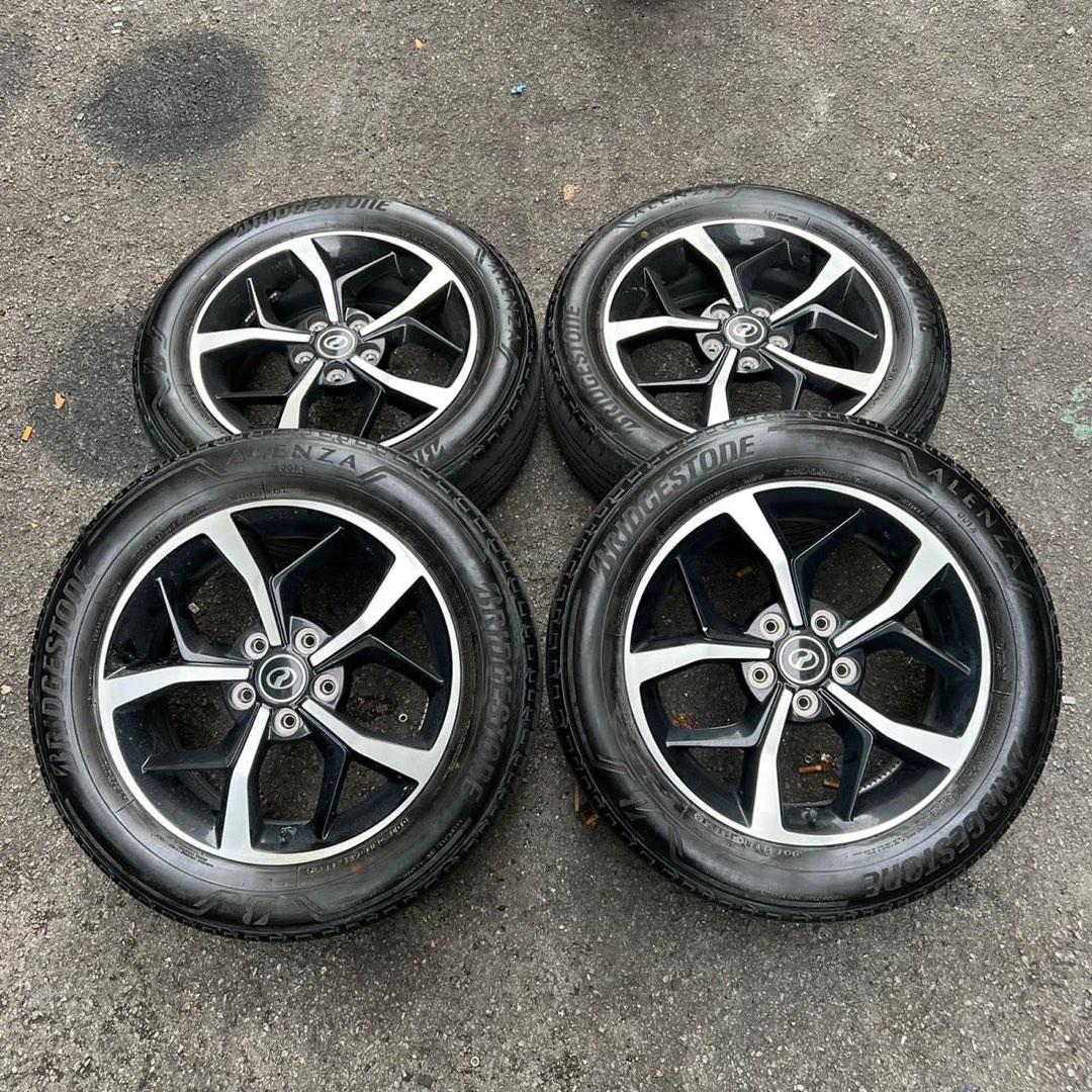 Original 17 inch sport rim Aruz tyre 70%, Auto Accessories on Carousell