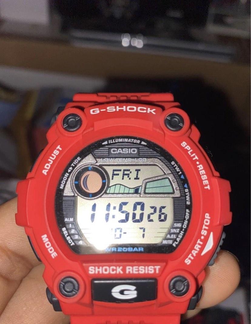 Original G Shock Mat Moto Tough Solar Black And G Shock Mat Moto Merah Basic Mens Fashion